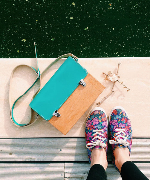 Wooden structured store grab bag