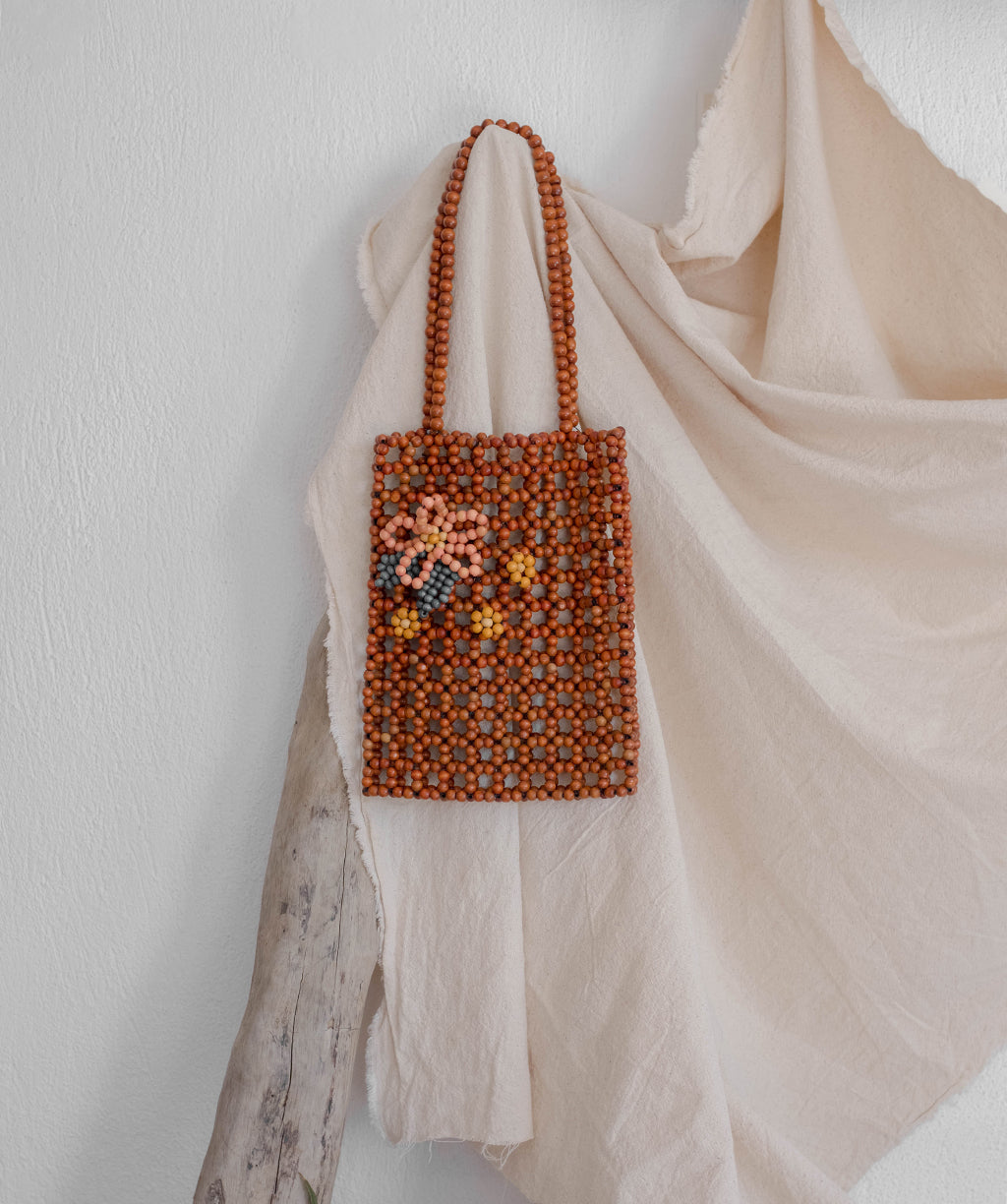 [無料配送] ◆ SCULPTOR ◆ Zen Wood Beads Bag MUSINSA | SCULPTOR Zen Wood Beads Bag Black